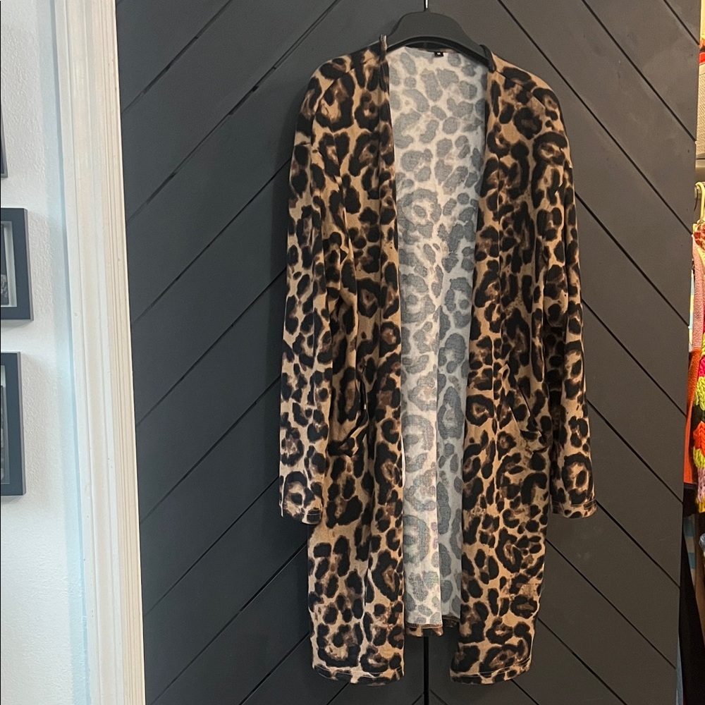 Amazon Leopard Print Women's Cardigan